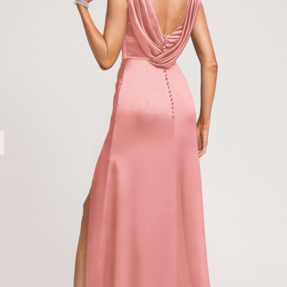 JJ's House Blush Satin three sizes 12, size 16, size 10 Bridesmaid dresses - Picture 6 of 10